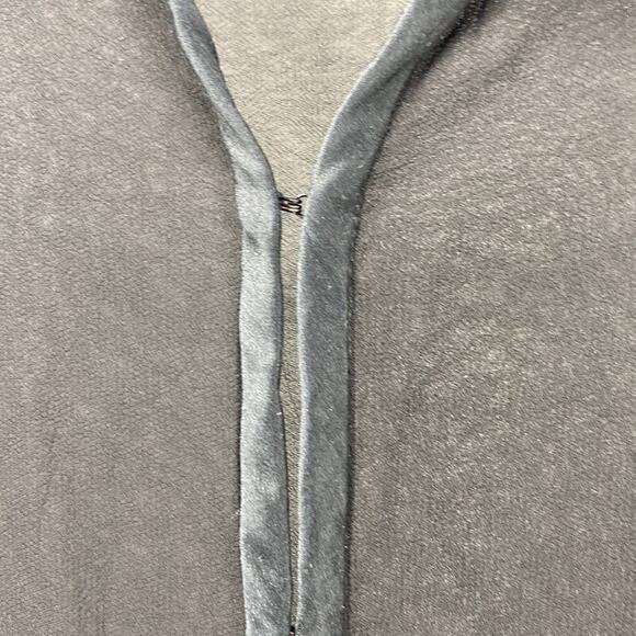 Armani Exchange sheet satin color black on black embroidered block trim 90s - Picture 3 of 8